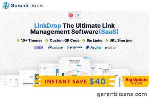 Linkdrop – SaaS Link Management Tool