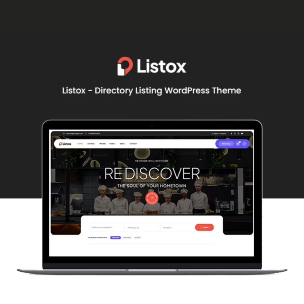 Listox – Directory Listing WordPress Theme