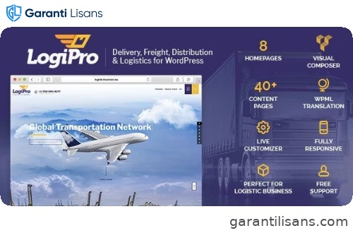 LogiPro – Delivery, Freight, Distribution & Logistics for WordPress