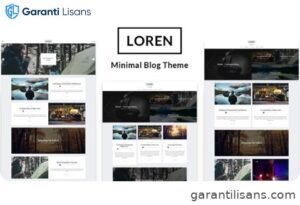 Loren – Personal Minimal WordPress Theme