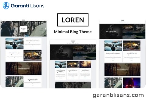 Loren – Personal Minimal WordPress Theme