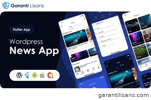 Lucodeia News – Flutter WordPress News App | Admob – DarkMode