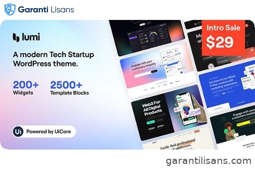 Lumi – Tech Startup WordPress Theme