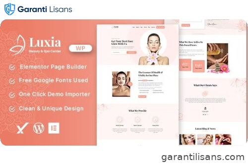 Luxia Beauty & Spa Center WordPress Theme