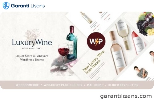 Luxury Wine | Liquor Store & Vineyard WordPress Theme + Shop