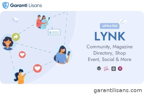 Lynk – Social Networking, Community, Shop Vendor and Listing Direcotry WordPress Theme