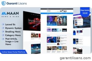 Maan News- Laravel Magazine Blog & News PHP Script