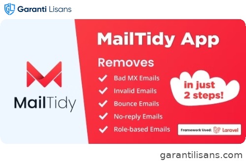 MailTidy – Email List Cleaner SAAS Application