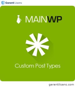 MainWP Custom Post Types