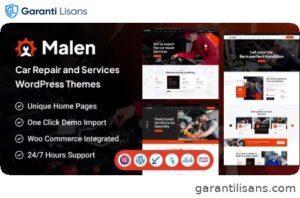 Malen – Car Service & Repair WordPress Theme
