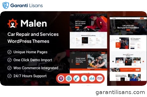 Malen – Car Service & Repair WordPress Theme