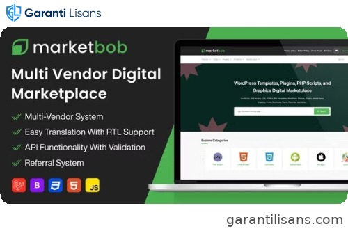 Marketbob – Multi-Vendor Digital Marketplace