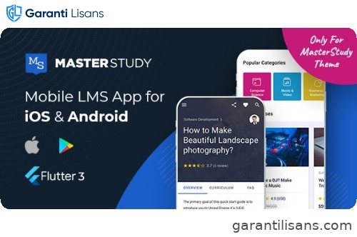 MasterStudy LMS Mobile App – Flutter v.3 iOS & Android