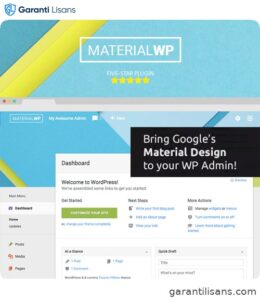 Material WP – Material Design Dashboard Theme