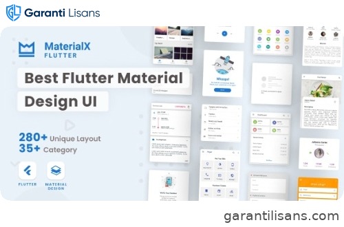 MaterialX Flutter – Flutter Material Design UI 2.4
