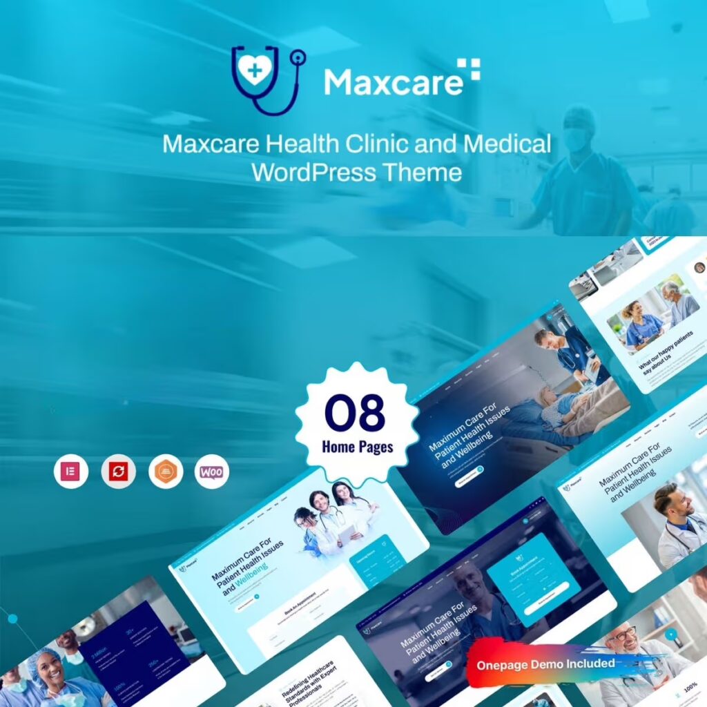 Maxcare – Health & Medical WordPress Theme
