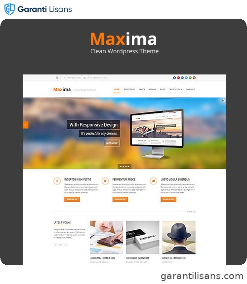 Maxima – Retina Ready WordPress Theme