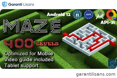 Maze 400 (Admob + GDPR + Android Studio)