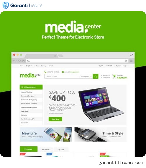 MediaCenter – Electronics Store WooCommerce Theme