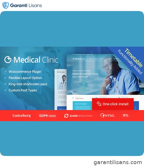 Medical Clinic – Doctor and Hospital Health WordPress Theme