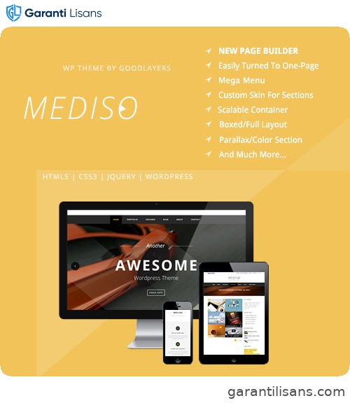 Mediso – Corporate / One-Page / Blogging WordPress