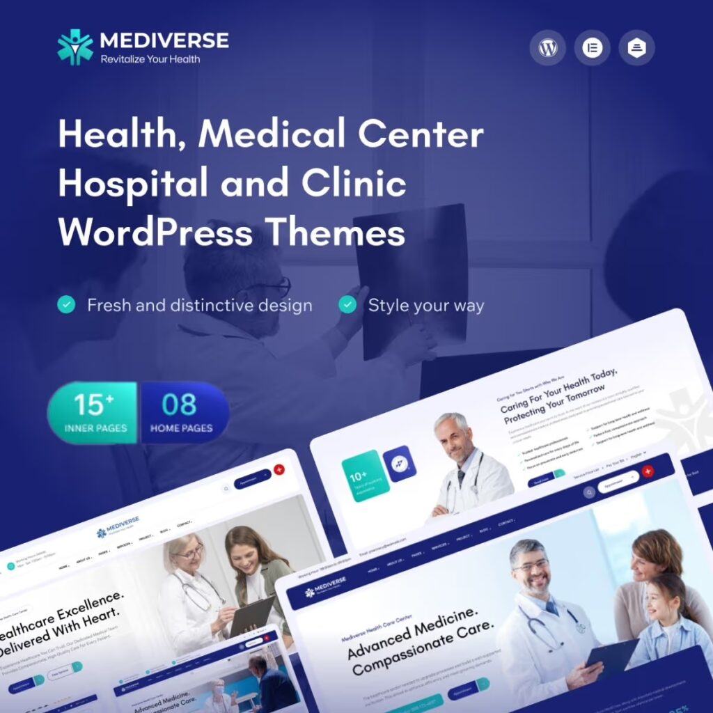 Mediverse – Health Medical Clinic WordPress Theme