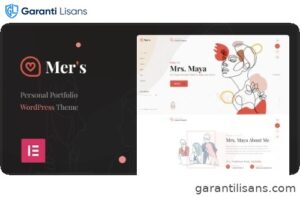 Mer’s – Personal Portfolio WordPress Theme
