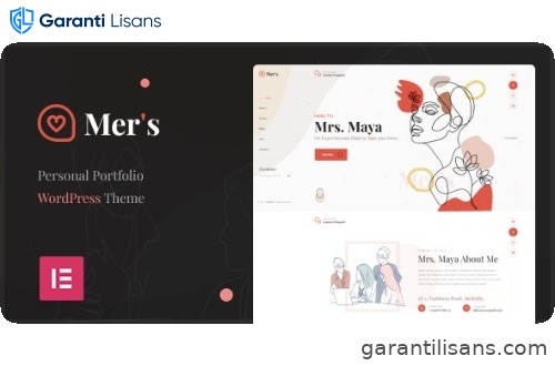 Mer’s – Personal Portfolio WordPress Theme