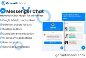 Messenger chat support WordPress Plugin