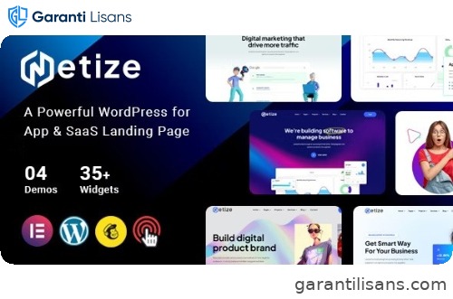 Metize – Landing Page WordPress Theme