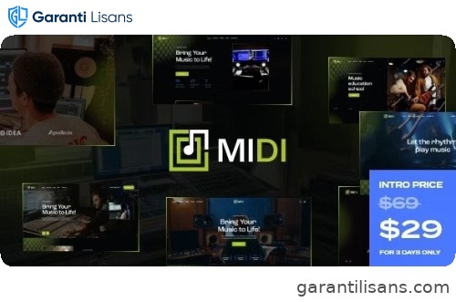Midi – Sound & Music Production WordPress Theme