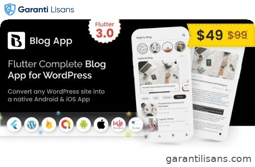 MightyBlogger – Flutter multi-purpose blogger app with wordpress
