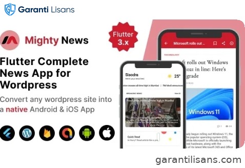 MightyNews – Flutter News App with WordPress backend
