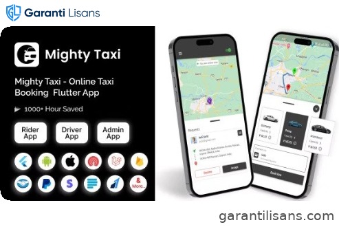 MightyTaxi – Flutter Online Taxi Booking Full Solution | User App | Admin Laravel Panel | Driver app