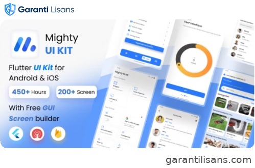 MightyUIKit – Flutter 3.x UI Kit with Screen Builder