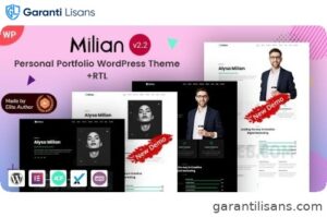 Milian – Personal Portfolio & Online Resume CV WordPress Theme