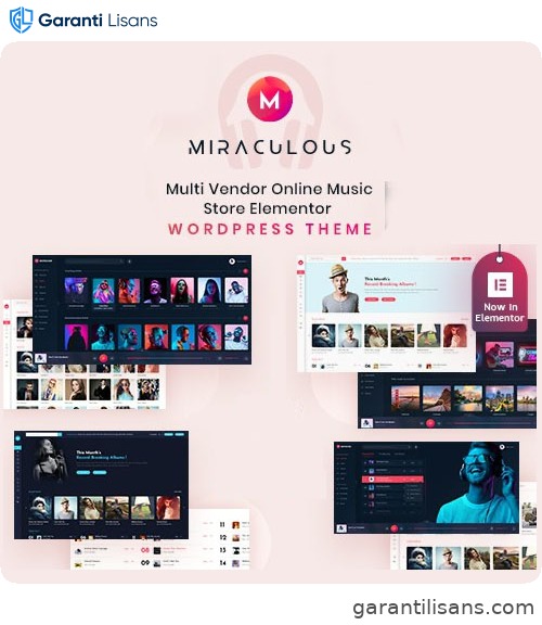 Miraculous – Multi Vendor Online Music Store Elementor WordPress Theme