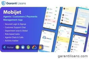 Mobijet ADMIN – Manage & Monitor Agents, Customer & Payments | Android & iOS Flutter app