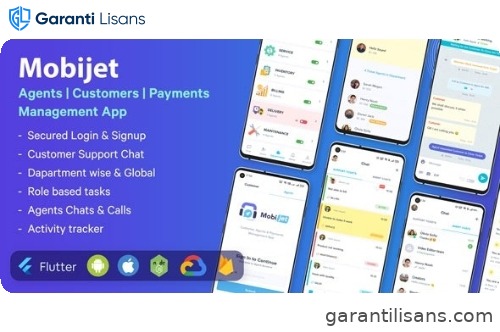 Mobijet ADMIN – Manage & Monitor Agents, Customer & Payments | Android & iOS Flutter app