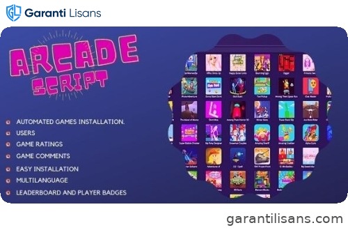 Mobile Responsive Arcade Site Script