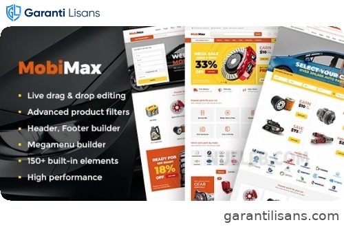Mobimax – Auto Parts WordPress Theme + WooCommerce Shop