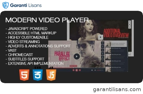 Modern Video Player for WordPress