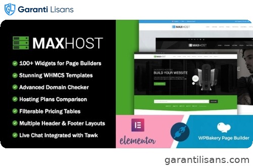 MaxHost – Web Hosting, WHMCS and Corporate Business WordPress Theme with WooCommerce