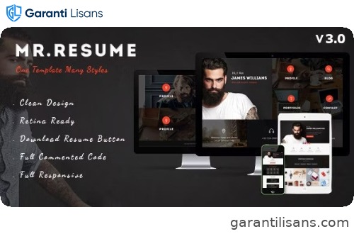 Morgan – Resume, vCard, Personal, Profile and Portfolio WP Theme