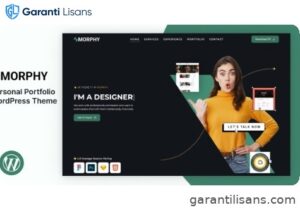Morphy – Personal Portfolio WordPress Theme