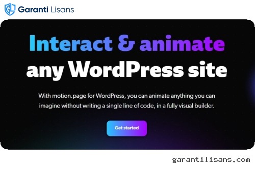 Motion.page – #1 Animation & Interaction WordPress Plugin for Pros