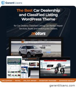 Motors – Automotive, Car Dealership, Car Rental, Auto, Classified Ads, Listing WordPress Theme