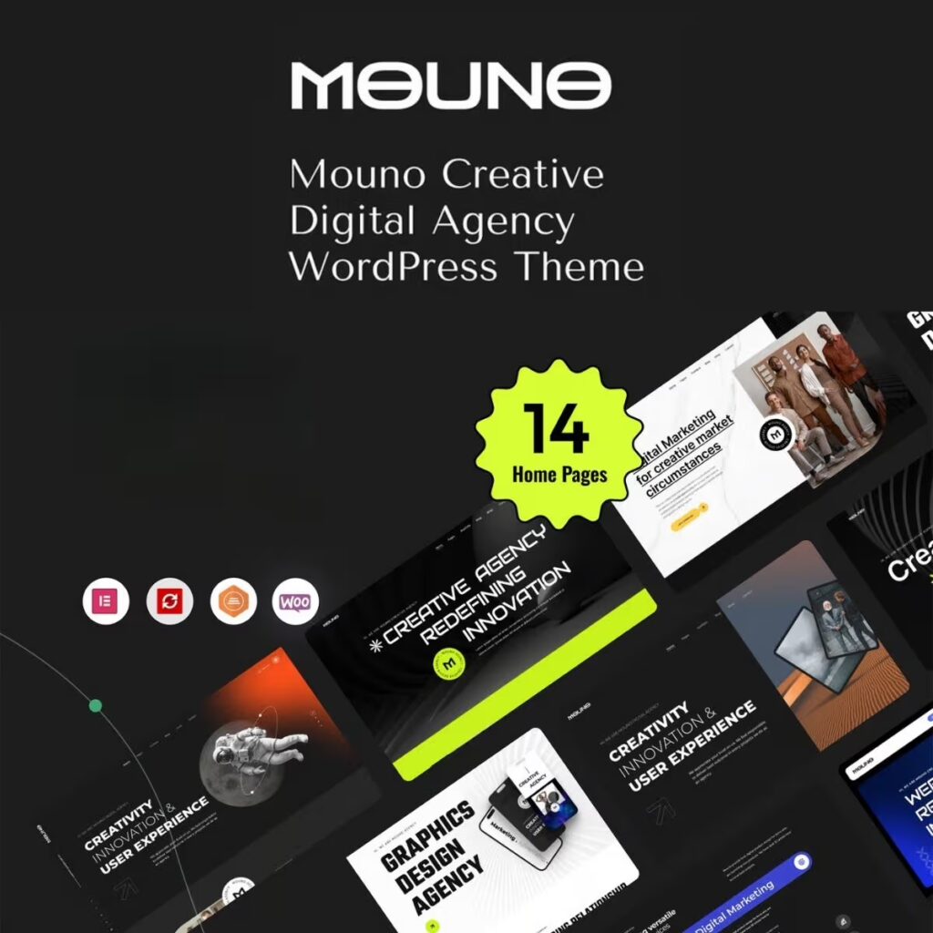 Mouno – Creative Digital Agency WordPress Theme