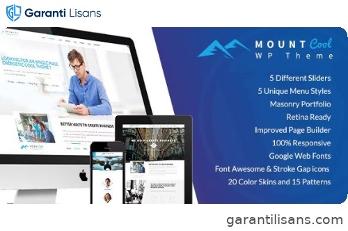 MountCool – Single Page Portfolio WordPress Theme