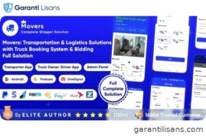 Movers : Online Load, Truck Booking & Lorry, Bid, Cargo, Logistics Transport Services Full Solution